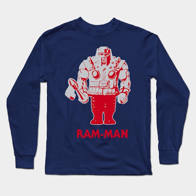 Ram Man Long Sleeve T-Shirt by The Wayback Chronicles